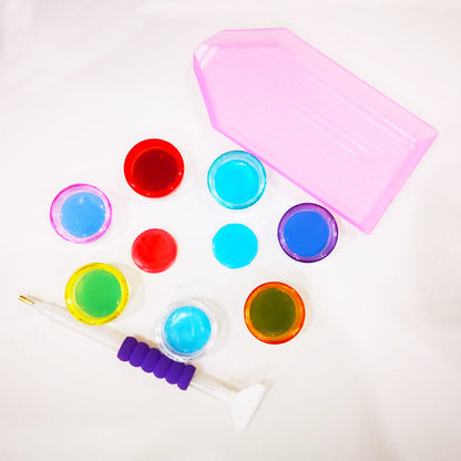 29-Piece Diamond Painting Tool Set — Avocado Bag
