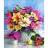 Flower vase diamond painting kit – 12x16" vibrant floral bouquet botanical wall art by Azurra Shop