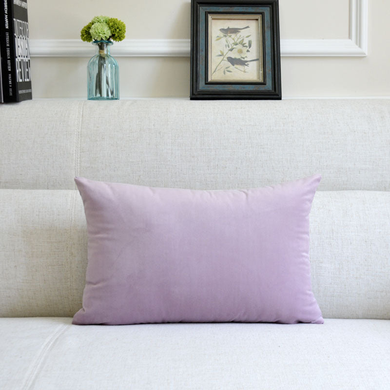 Sofa Velvet Throw Pillow — 12x20"