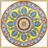 Mandala shaped diamond painting kit – 12x12" special shaped and round diamonds by Azurra Shop