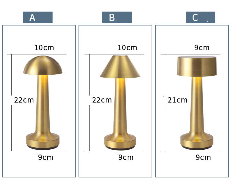 Vintage Metal LED Table Lamp