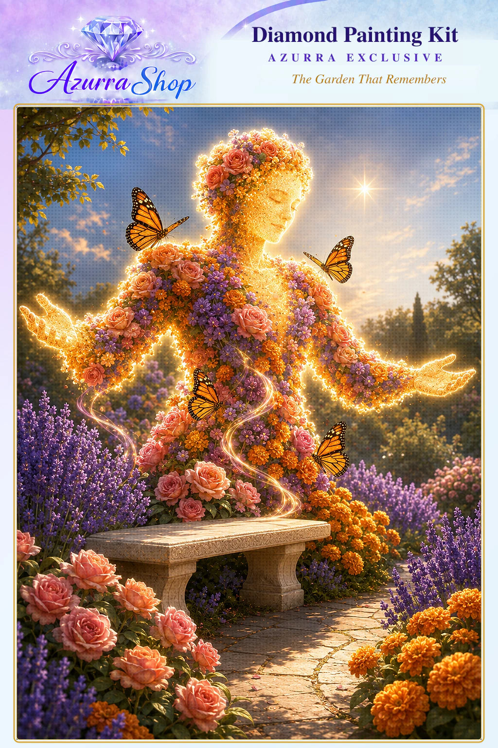 The Garden That Remembers 16X20 diamond painting artwork — Azurra Shop