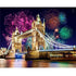 London Tower Bridge night diamond painting kit – 12x16" iconic UK landmark wall art by Azurra Shop