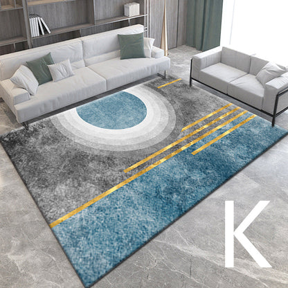 3D Light Luxury Style Floor Mat — Bedroom Bedside Carpet