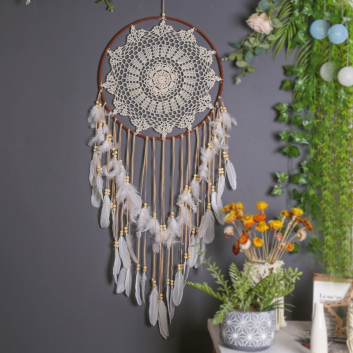 Bohemian Dreamcatcher Decorative Wall Hanging