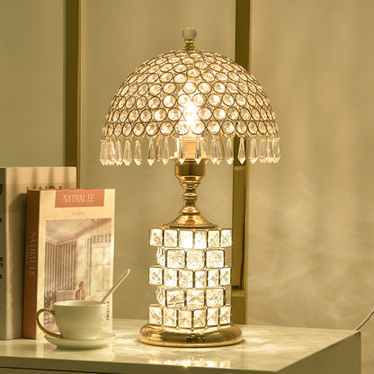 Luxurious Crystal Bedside Table Lamp