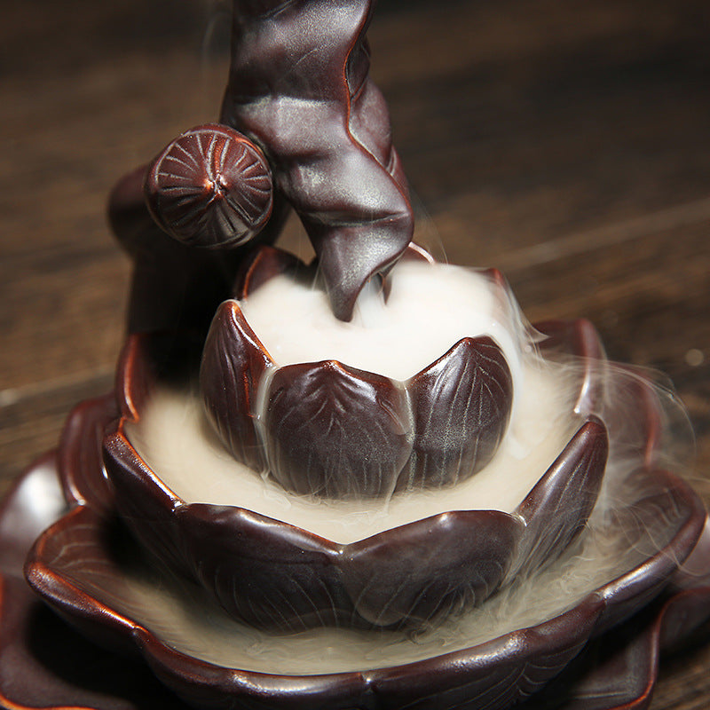 Lotus Backflow Incense Burner
