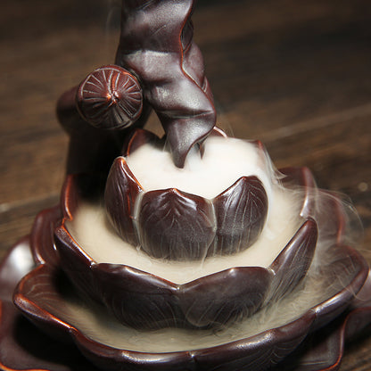 Lotus Backflow Incense Burner