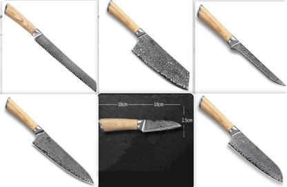 Damascus Kitchen Knife