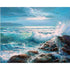 Ocean wave diamond painting kit – 12x16" bold seascape coastal wall art by Azurra Shop