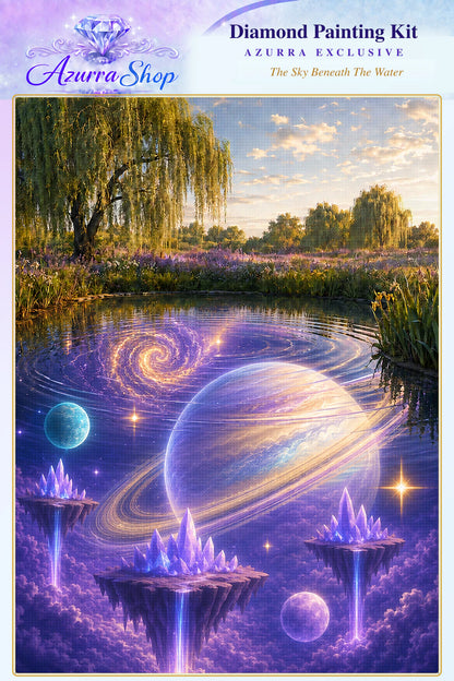 The Sky Beneath the Water 16X20 diamond painting artwork — Azurra Shop