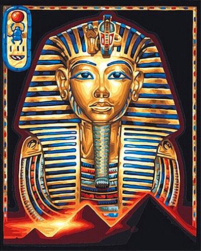 Egyptian pharaoh diamond painting kit – 12x16" to 22x28" ancient history wall art by Azurra Shop