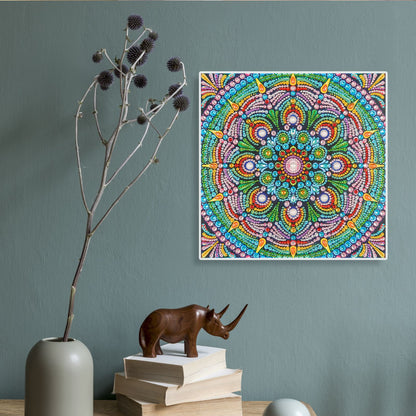 Sunburst Mandala Diamond Painting Kit
