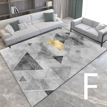 3D Light Luxury Style Floor Mat — Bedroom Bedside Carpet