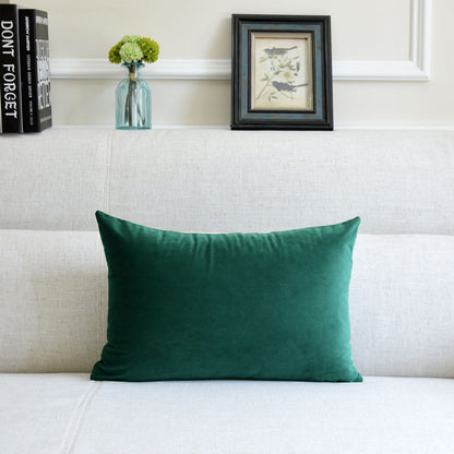 Sofa Velvet Throw Pillow — 12x20"
