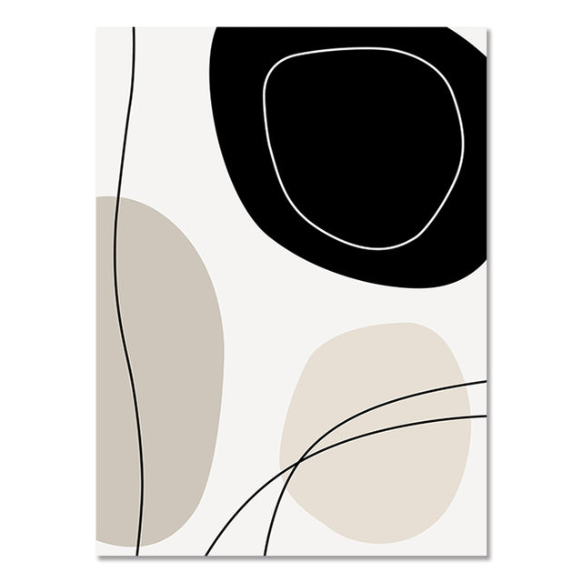 Abstract Boho Canvas Wall Art