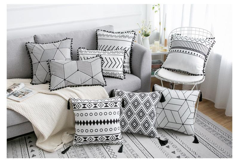 Bohemian National Style Throw Pillow Cover