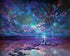 Night sky diamond painting kit – 16x20" blue celestial starry sky wall art by Azurra Shop