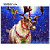 Christmas reindeer diamond painting kit – 12x16" square drill festive holiday wall art by Azurra Shop