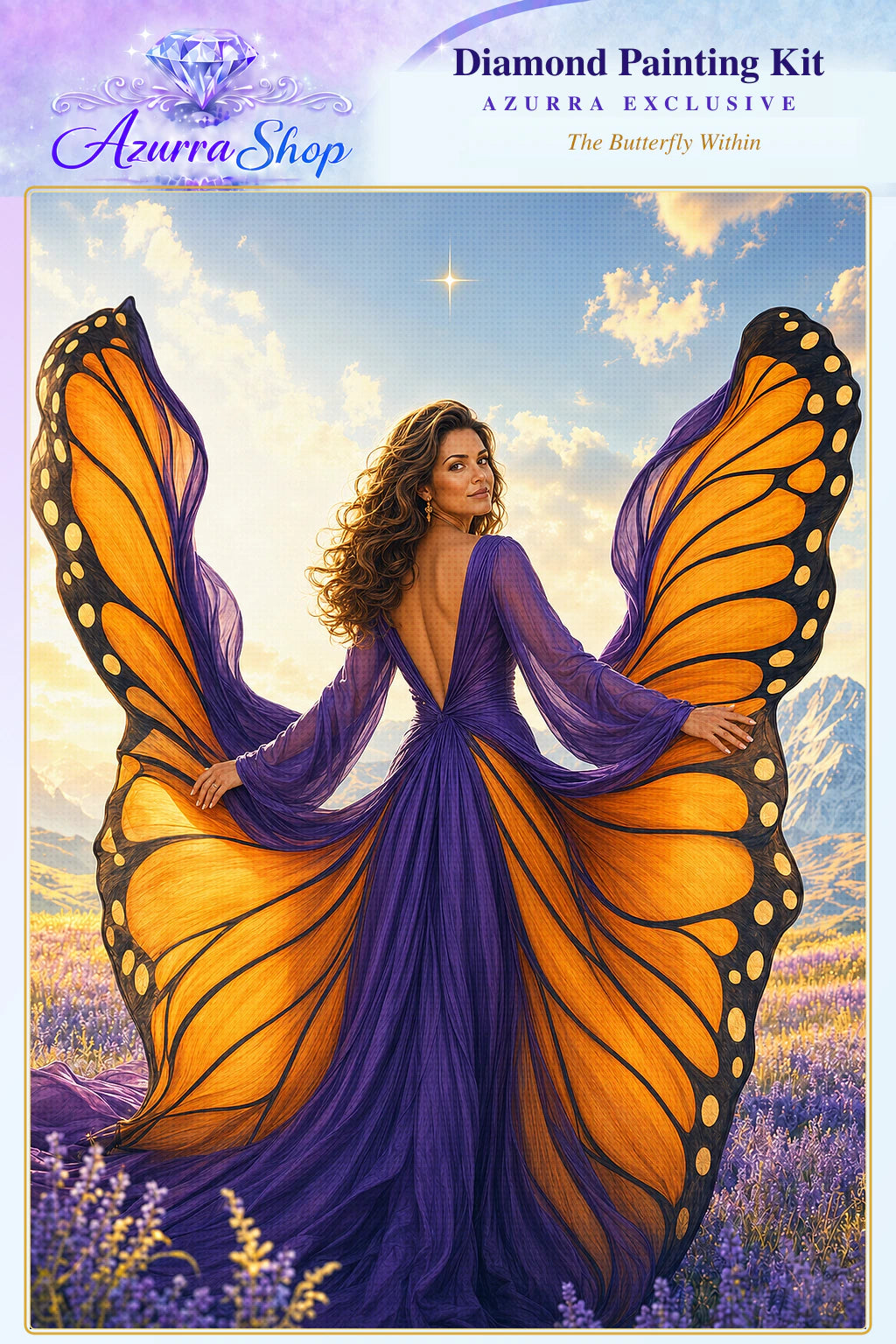 The Butterfly Within 16X20 diamond painting artwork — Azurra Shop