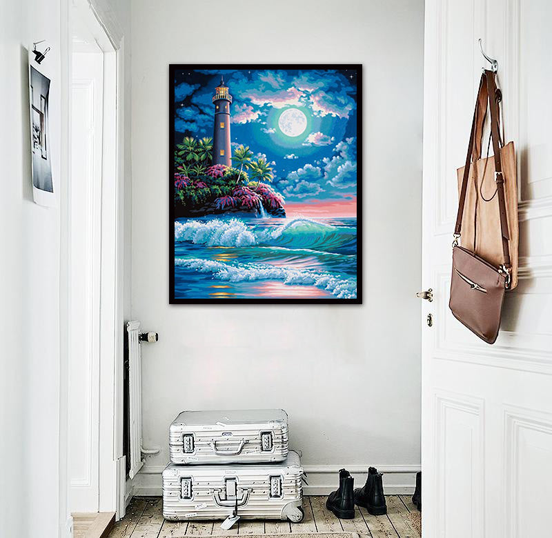 Seaside Lighthouse Diamond Painting