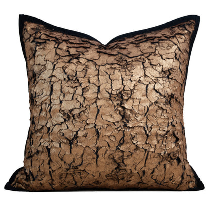 Misty Forest Geometric Throw Pillow – Modern Minimalist Home Decor