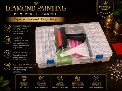 64 piece tool set packed neatly inside its storage case