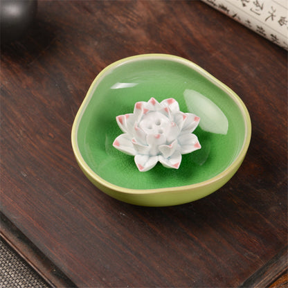 Jingdezhen Ceramic Lotus Incense Holder