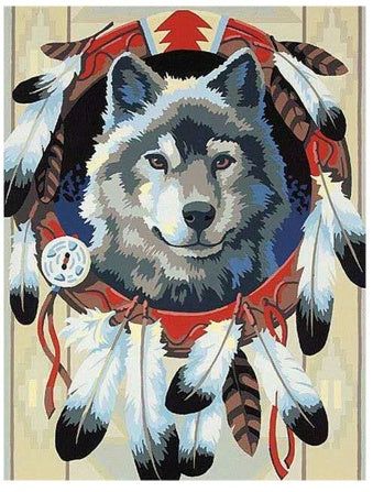 Native American symbol diamond painting kit – 12x16" spiritual cultural art by Azurra Shop