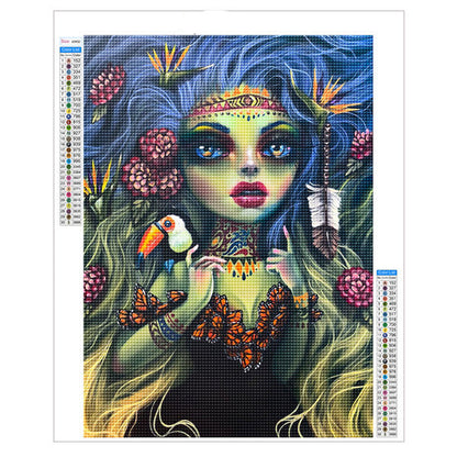 Gothic Forest Goddess Diamond Painting Kit