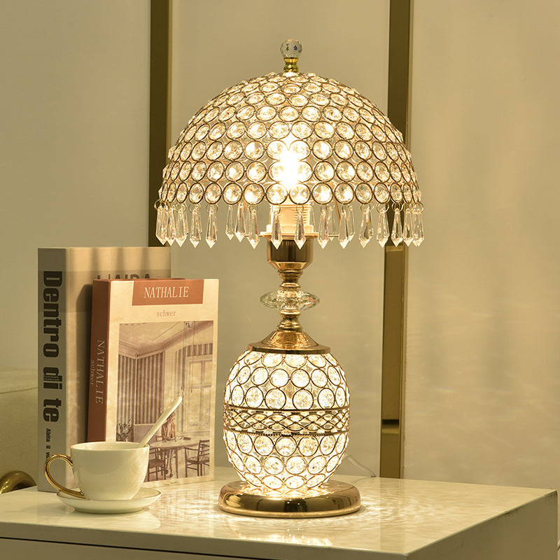 Luxurious Crystal Bedside Table Lamp