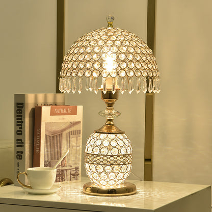 Luxurious Crystal Bedside Table Lamp