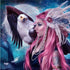 Eagle and beauty diamond painting kit – 12x16" wildlife and portrait art by Azurra Shop