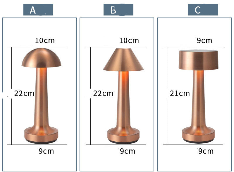 Vintage Metal LED Table Lamp