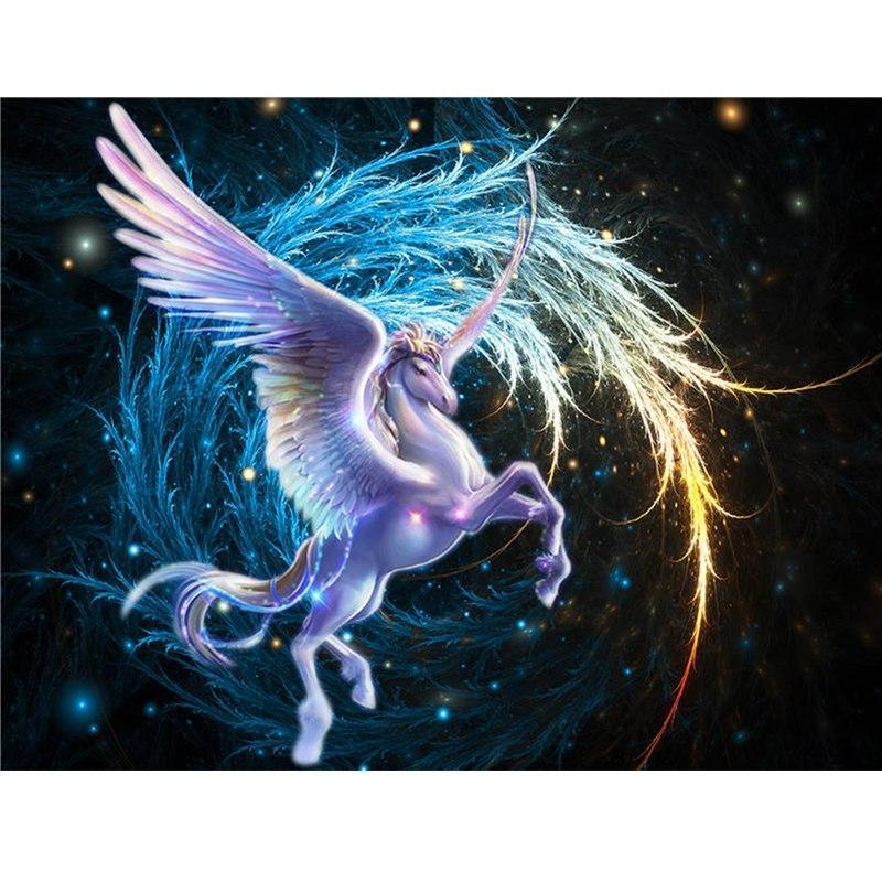 Pegasus Diamond Painting - 5D DIY Resin Drill Kit, 5 Sizes from 16"x20" to 28"x35" | Azurra Shop