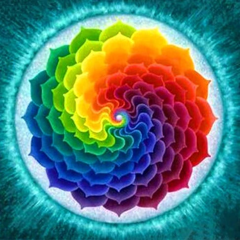 Mandala diamond painting kit – 10x10" to 20x20" geometric art in 4 sizes by Azurra Shop