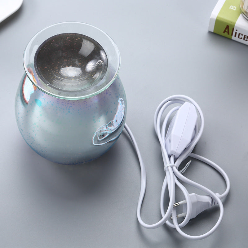 3D Glass Wax Melt Aromatherapy Lamp
