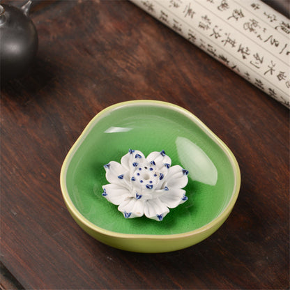 Jingdezhen Ceramic Lotus Incense Holder