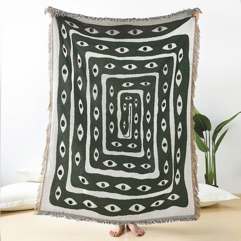Home Decor Sofa Throw Blanket — American Country Style