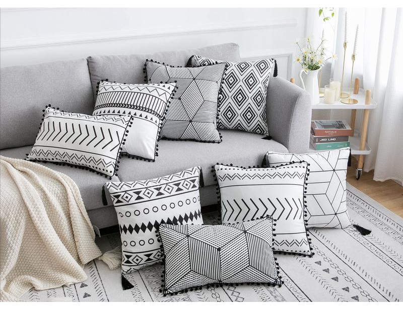 Bohemian National Style Throw Pillow Cover