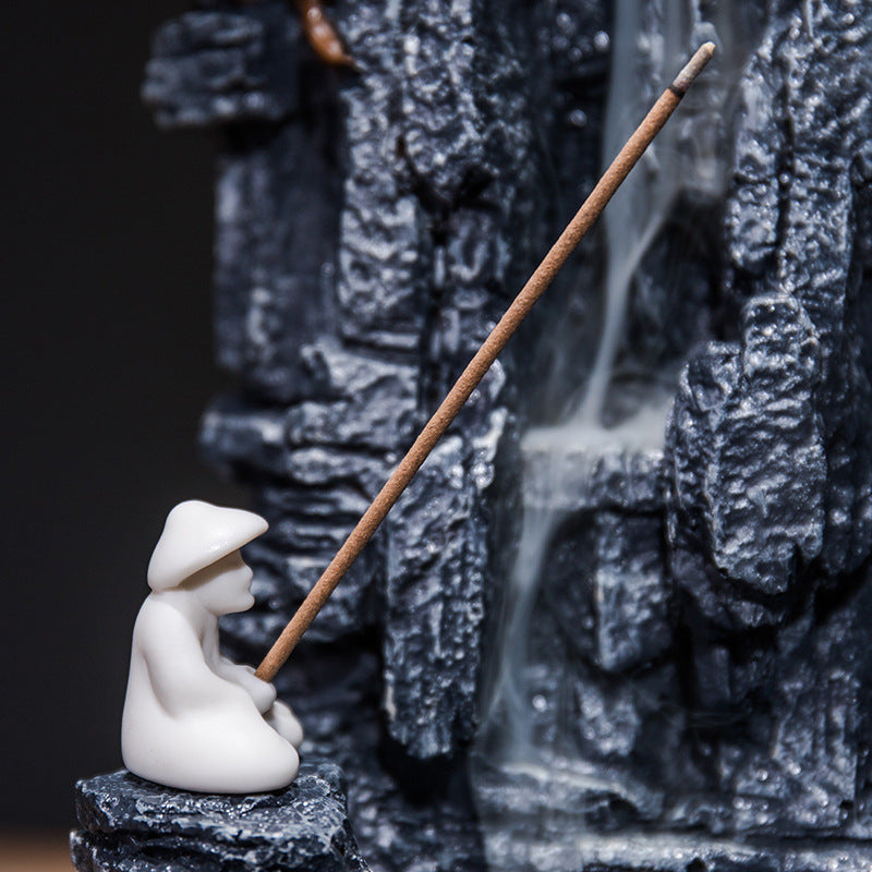 Mountain Stream Backflow Incense Burner