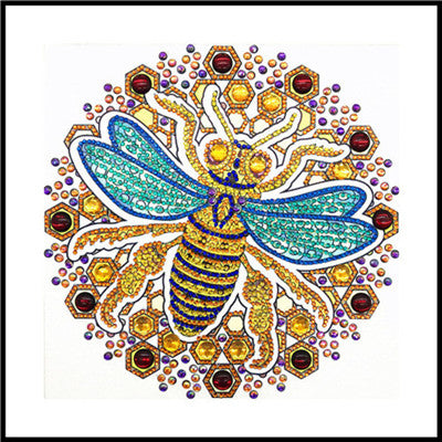 Mandala Shaped Flower Diamond Painting