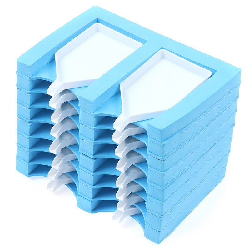 16-layer diamond painting tray organizer – Blue, EVA construction, 6.3x4.3x4.7" by Azurra Shop