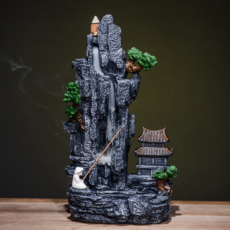 Mountain Stream Backflow Incense Burner