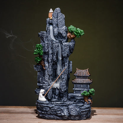 Mountain Stream Backflow Incense Burner