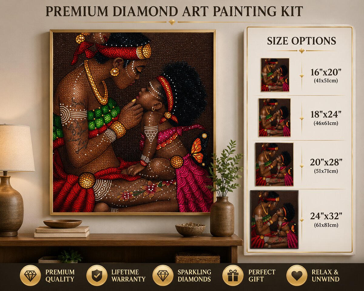 Framed African mother&