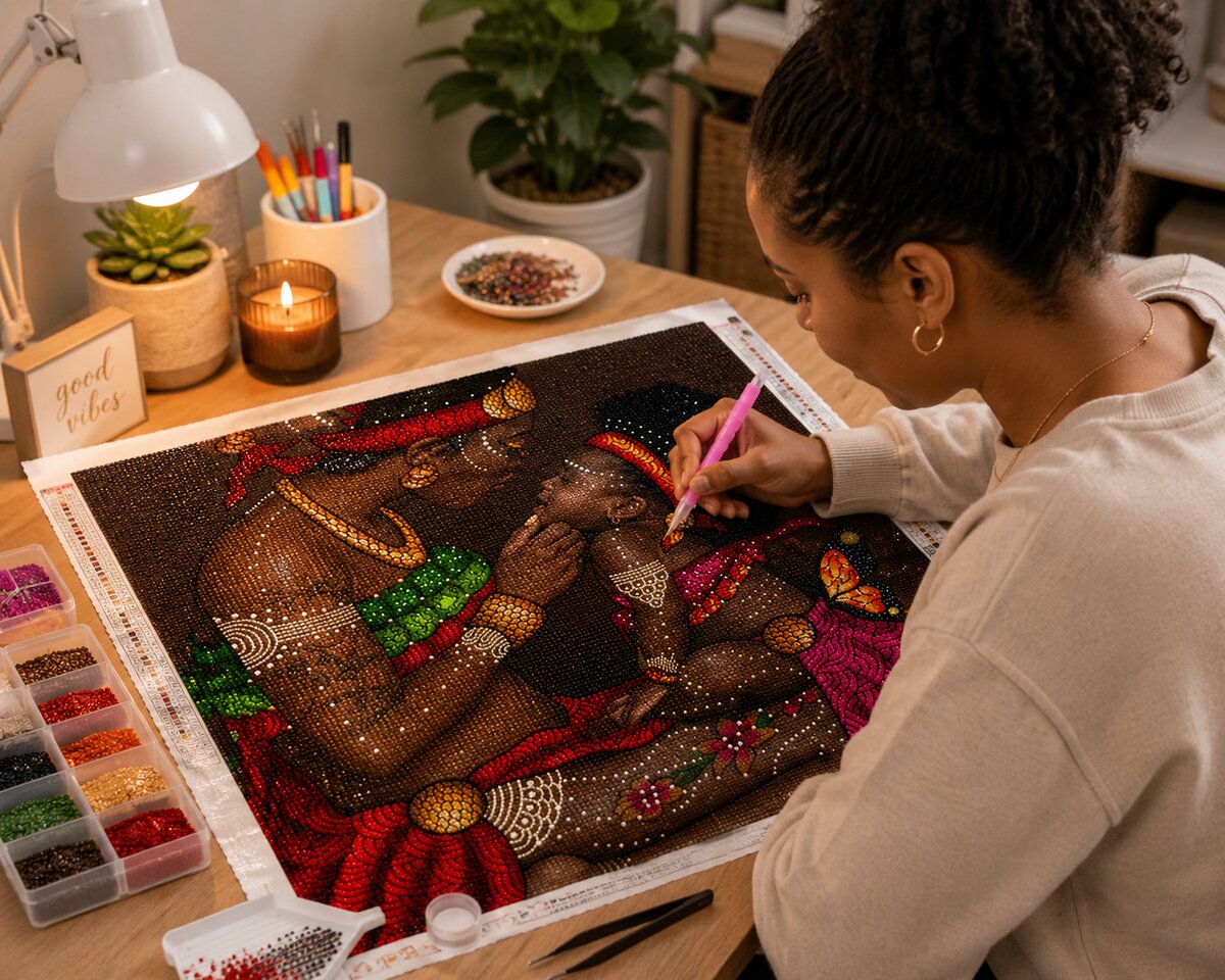 Working on the African mother&