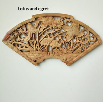 Chinese-style Dongyang Wood-carved Pendant Craft