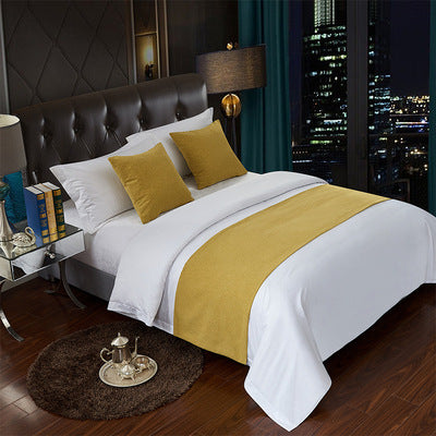 Chinese Classical Style Bed Runner &amp; Pillow Set
