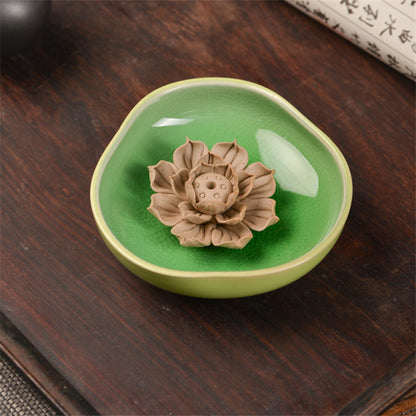 Jingdezhen Ceramic Lotus Incense Holder
